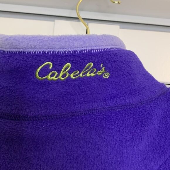 Cabela’s purple fleece jacket medium - Picture 4 of 8